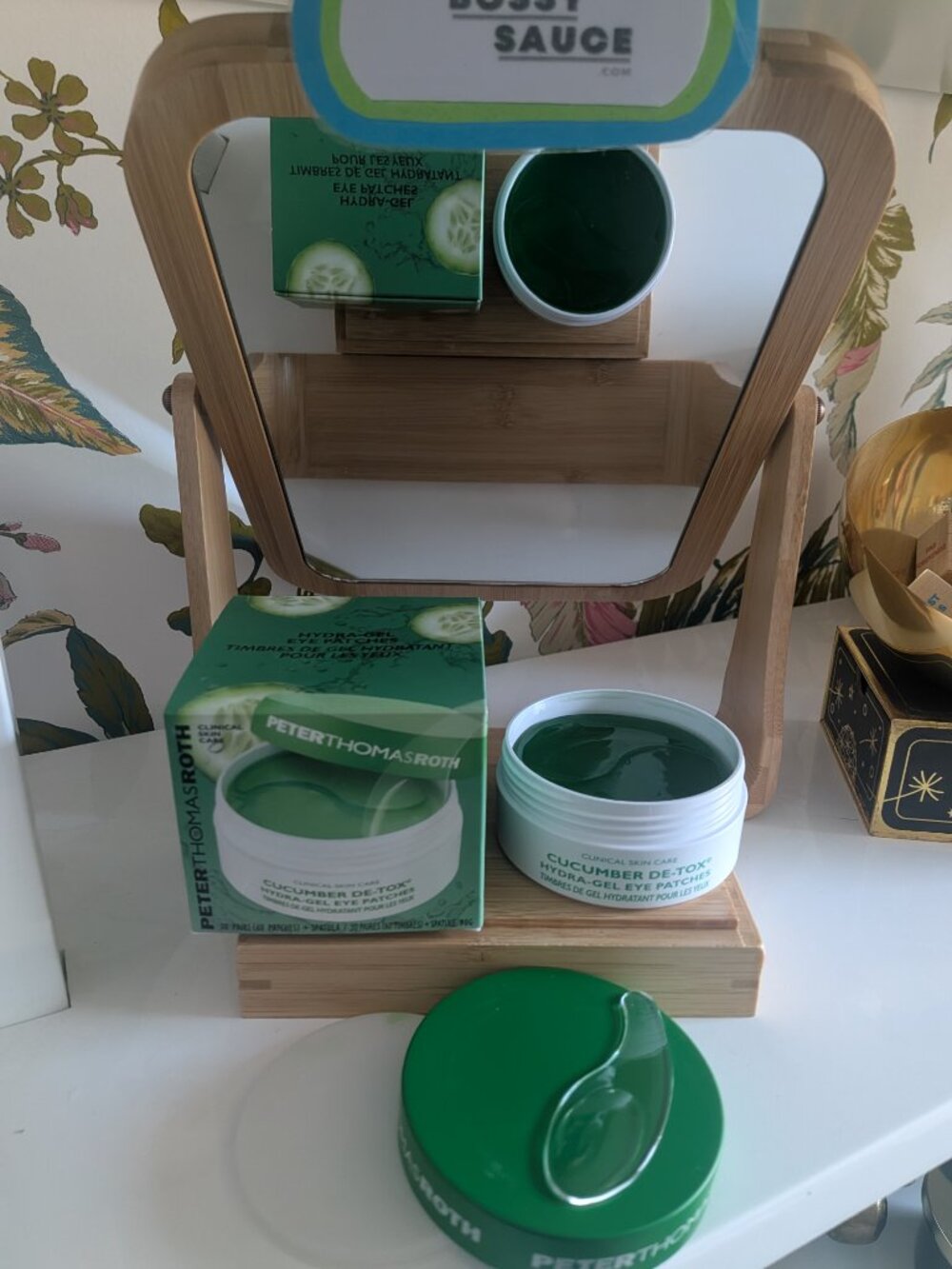 PTR Peter Thomas Roth Cucumber De-Tox Hydra-Gel Eye Patches NIB
